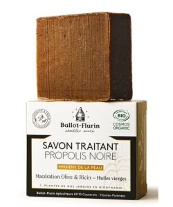 Savon traitant à la propolis noire